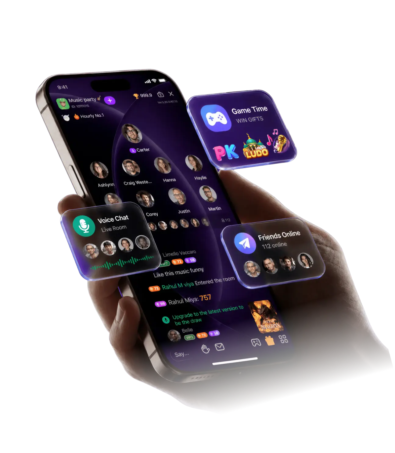 Join Real-Time Group Voice Chat Rooms