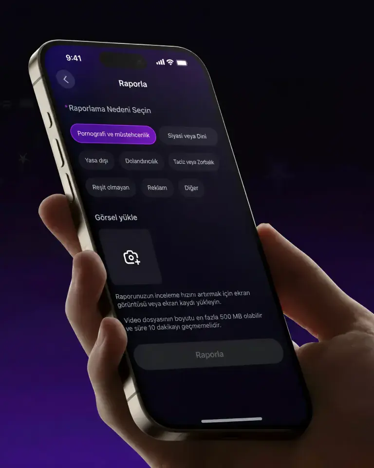 Tek Dokunuşla Engelleme ve Bildirme